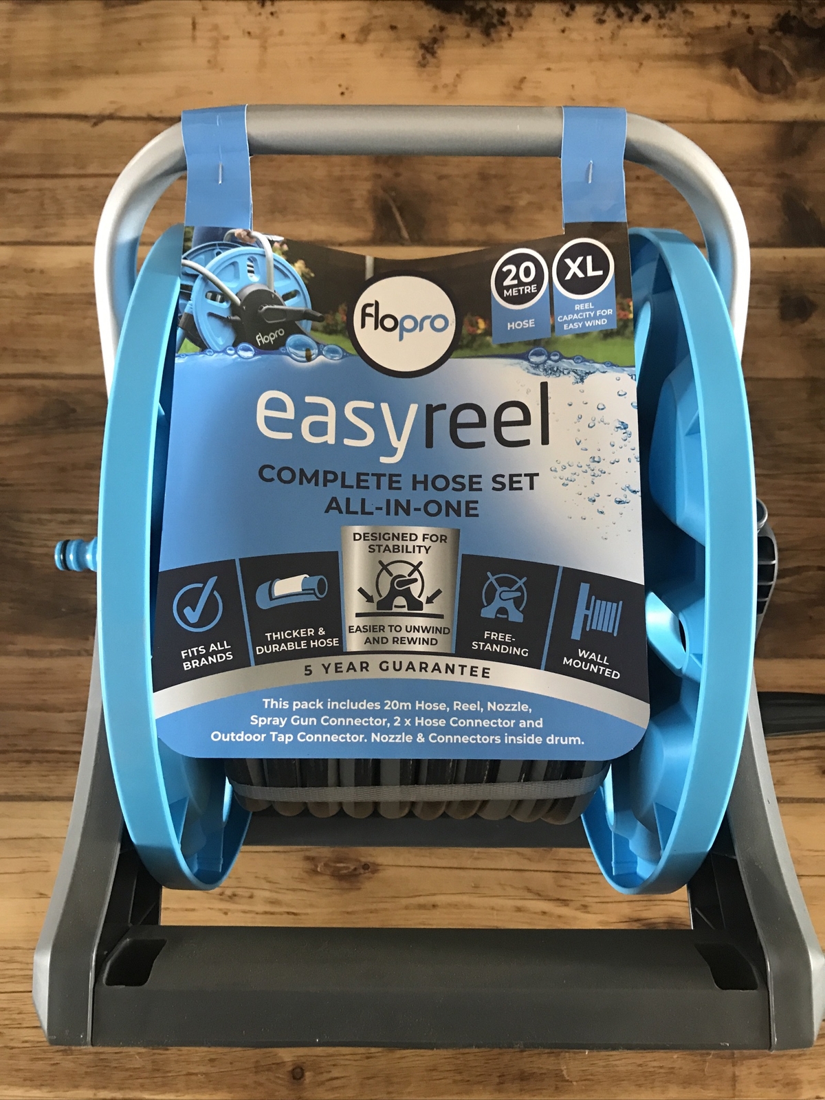 Flopro Classic Hose Reel 20m Complete Set