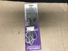 Micro Connectors 6' Serial Cable Universal DB25 Cable Male to Male