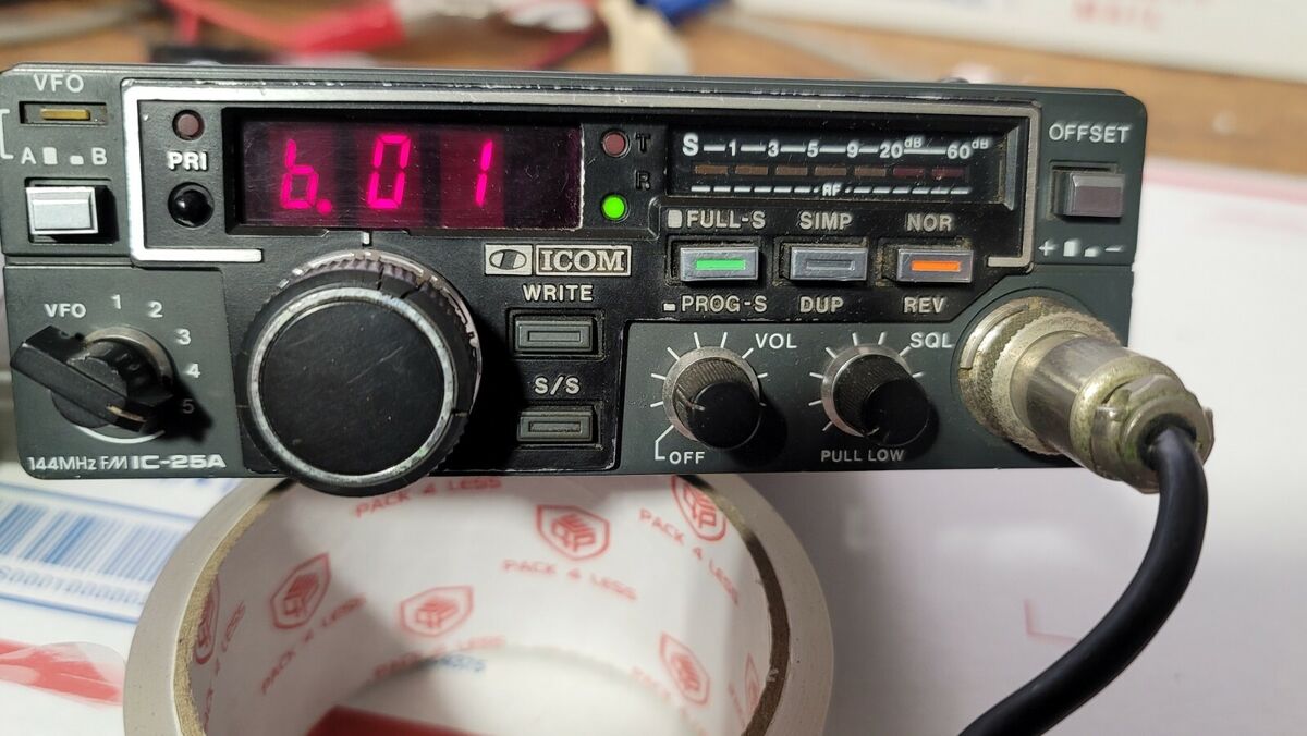 ICOM IC 25A VHF 2 METER TRANSCEIVER | eBay ICOM IC 25A VHF 2 METER TRANSCEIVER | eBay