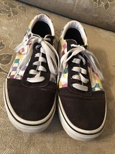 Vans Off The Wall Ward Checkered Colorful Shoes Women's Size Missy 4