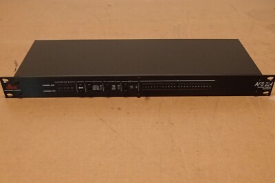 DBX AFS 224 Dual Channel Advanced Feedback Suppression Processor Black