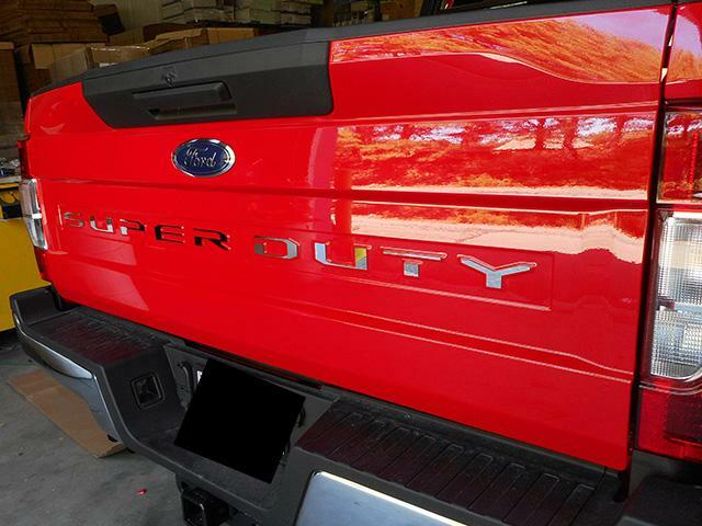 Chrome Stainless Steel "SUPER DUTY" Letters FITS 2020 2021 Ford F250