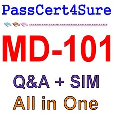 Best Exam Practice Material MD-101 Exam Q A SIM