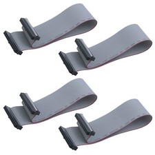 4 Pieces 2.54 mm Pitch 40 Pin F/F IDC Flat Ribbon Cable Connector Dual Row Da...