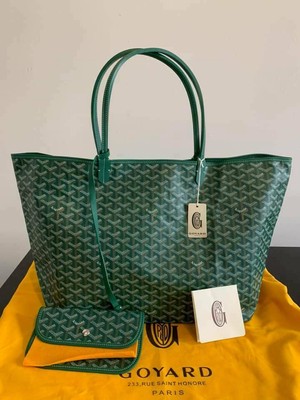 goyard gm green tote