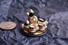 Hand Painted Miniature Ceramics Tea Set 10 pcs Set C3