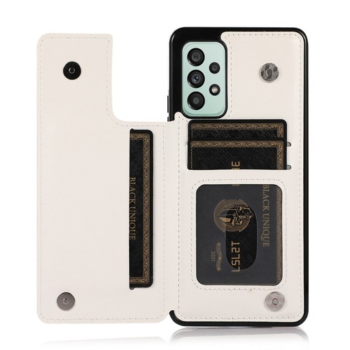 Luxury Leather Back Wallet Case Cover Kickstand For Samsung A33 A53 A73 A70 A71 - Picture 19 of 19
