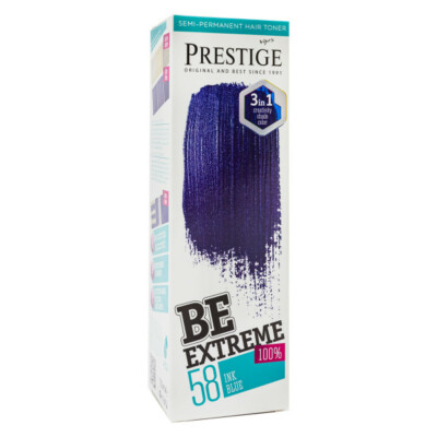 Ink blau Semi Permanente direktziehende Haarfarbe Haartönung Tönung Farbe 100 ml