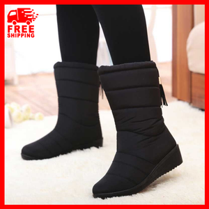 Botas Botas de mujer para Nieve Lluvia Impermeable De Invierno Con  Plataforma | eBay