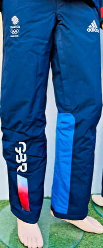 TEAM GB SKIING TROUSERS ADIDAS SNOW PANTS BOTTOMS BLUE MEN WOMEN XS S M L XL XXL - Picture 17 of 18