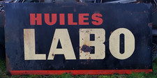 Grande Plaque Émaillée LABO