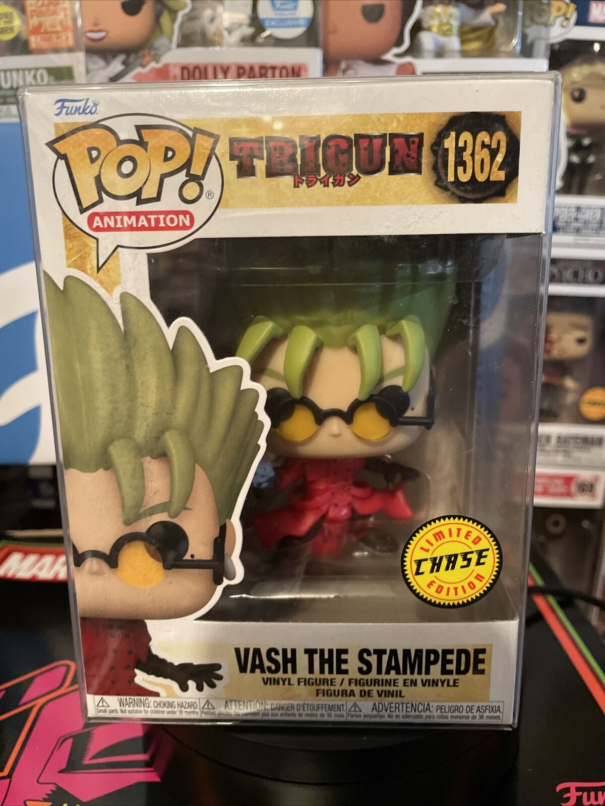 Funko Pop! Animation: Trigun - VASH The Stampede with Chase (Styles May  Vary)