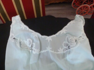 Combinaison Vintage Dentelle Noire – Taille 36/38, Fond De Robe Inclus