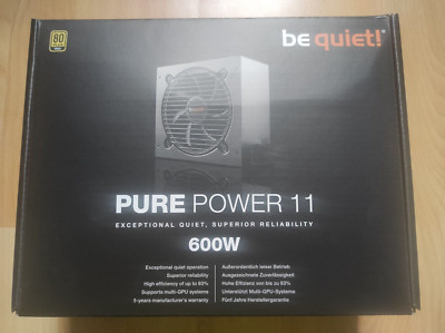 Be Quiet Pure Power 11 600W Netzteil 80+ Gold (NEU)