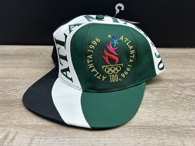 Rare Vintage Eastport Atlanta 1996 Olympic Games Snapback Hat Cap New