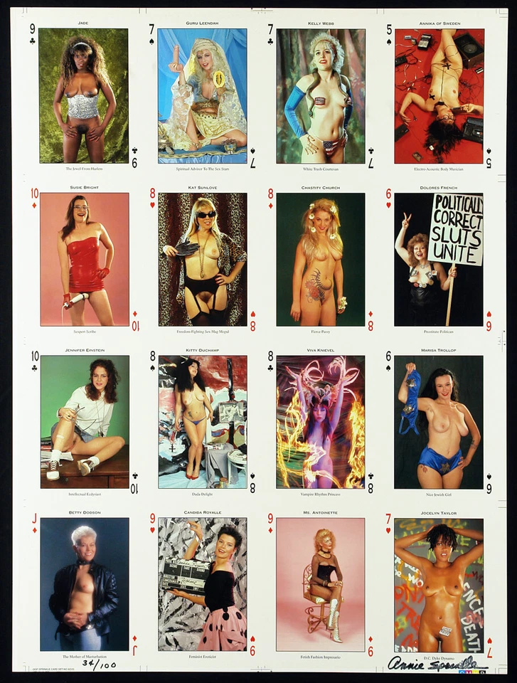 Sex-positiver Feminismus. 4 Multiples Annie SPRINKLE (*1954 USA), handsigniert - Bild 3 von 4