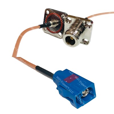RG316 N Female Flange O-Ring to Fakra C Female RF Cable Rapid-SHIP LOT