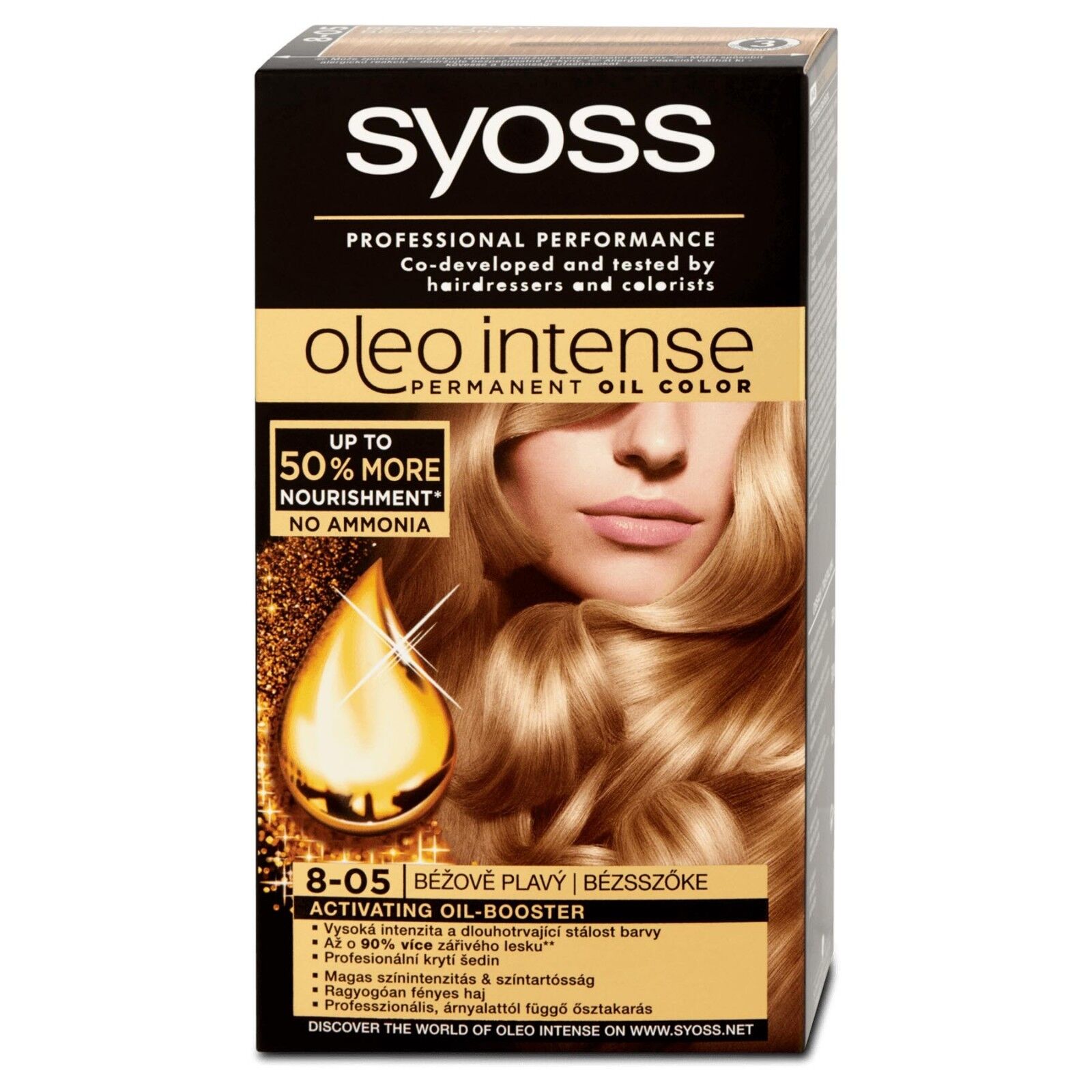 Syoss Oleo Intense 4-60 Brun Doré Teinture Capillaire 100 % huiles pures 0%  Ammoniaque Lot de 3 + Shampooing Fortifiant - Cdiscount Au quotidien