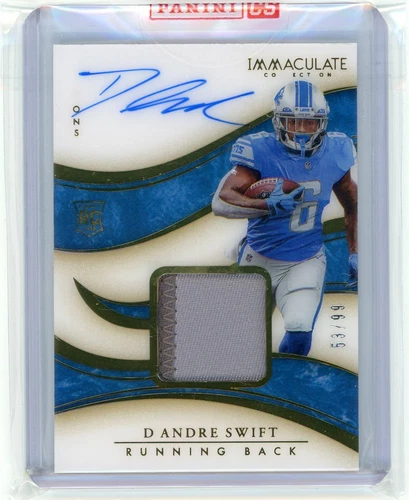 2020 Panini Immaculate Collection D'Andre Swift #108
