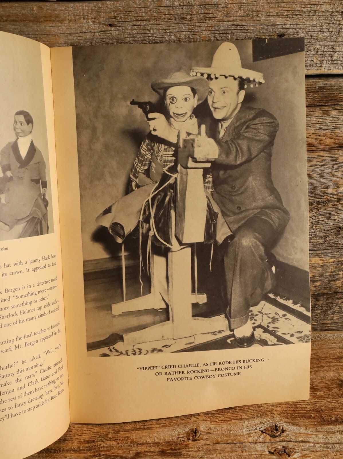 Vintage "A Day With Charlie McCarthy and Edgar Bergen" Ventriloquist