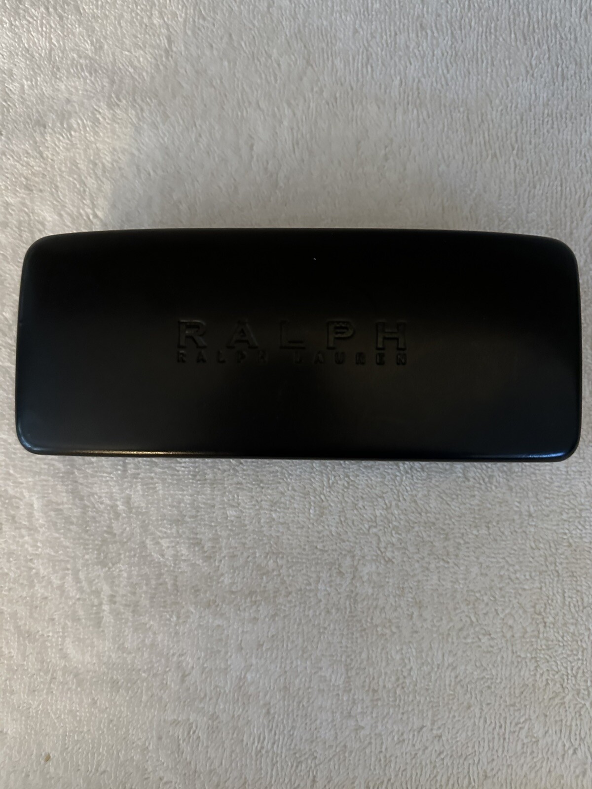 Ralph Lauren Black Hard Glass Clamshell Case for Protection
