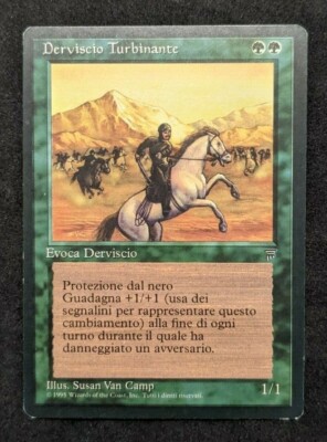 MTG Magic The Gathering Whirling Dervish ITALIAN LP/NM
