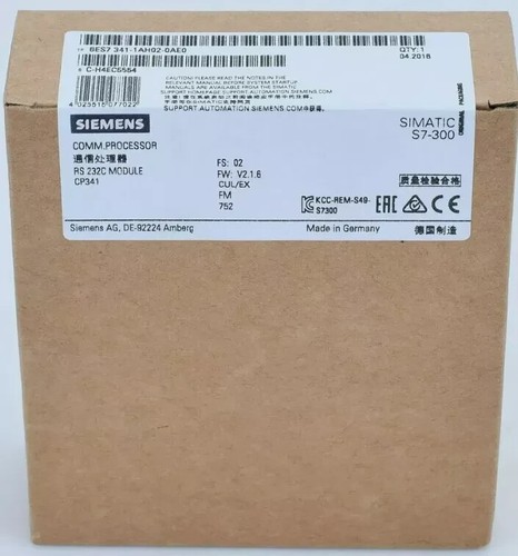 New Siemens 6ES7 341-1AH02-0AE0 / 6ES7 341-1AH02-0AE0 Communication Processor