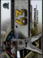 2023 Bowman #BTP-63 Nick Gonzales Bowman Scouts Top 100 E620