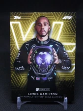 Lewis Hamilton World Champion Portrait 2021 Topps Lights Out Formula 1 F1 Card