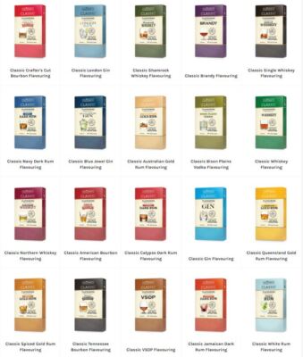 6 x Still Spirits Classic Flavouring Essence 2 Sachets Makes 2.25L Mix & Match