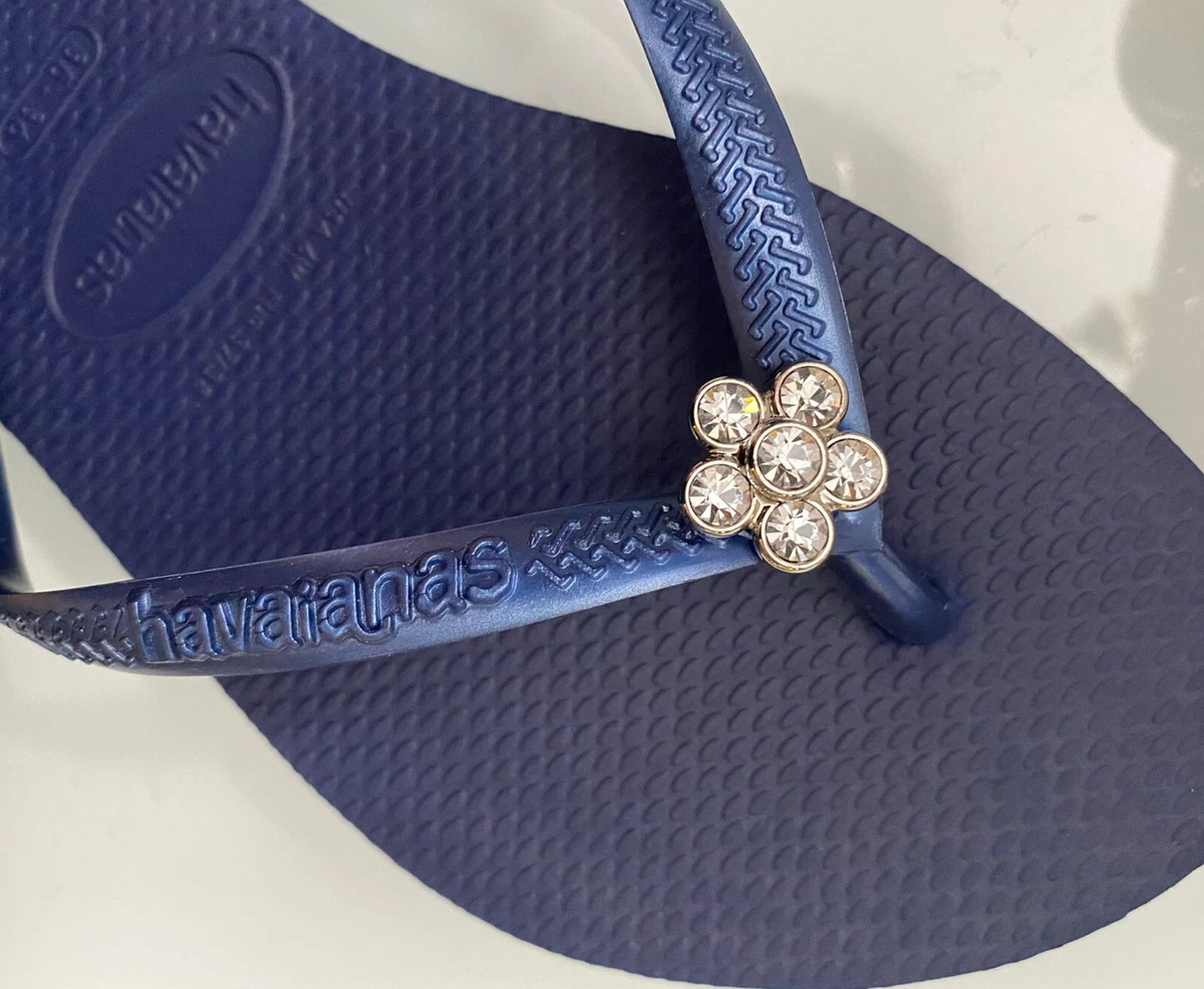 Crystals Or Personalized Crystal Charms for Havaianas SLIM Flip