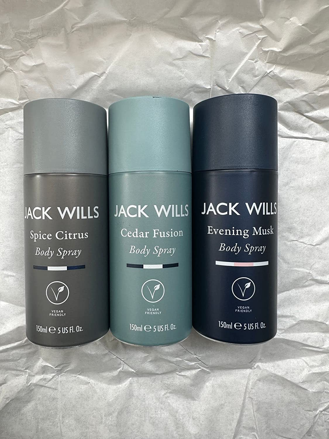 Jack Wills Body Spray Trio Start Your Day Gift Set for Fathers Day