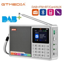 Tragbarer DAB+/FM Digitalradio Bluetooth Lautsprecher Musikbox Aux-In MP3-Player