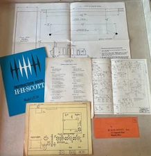 HH Scott Model LT-10 Tuner Operating & Instruction Book Manual Diagram Drawings