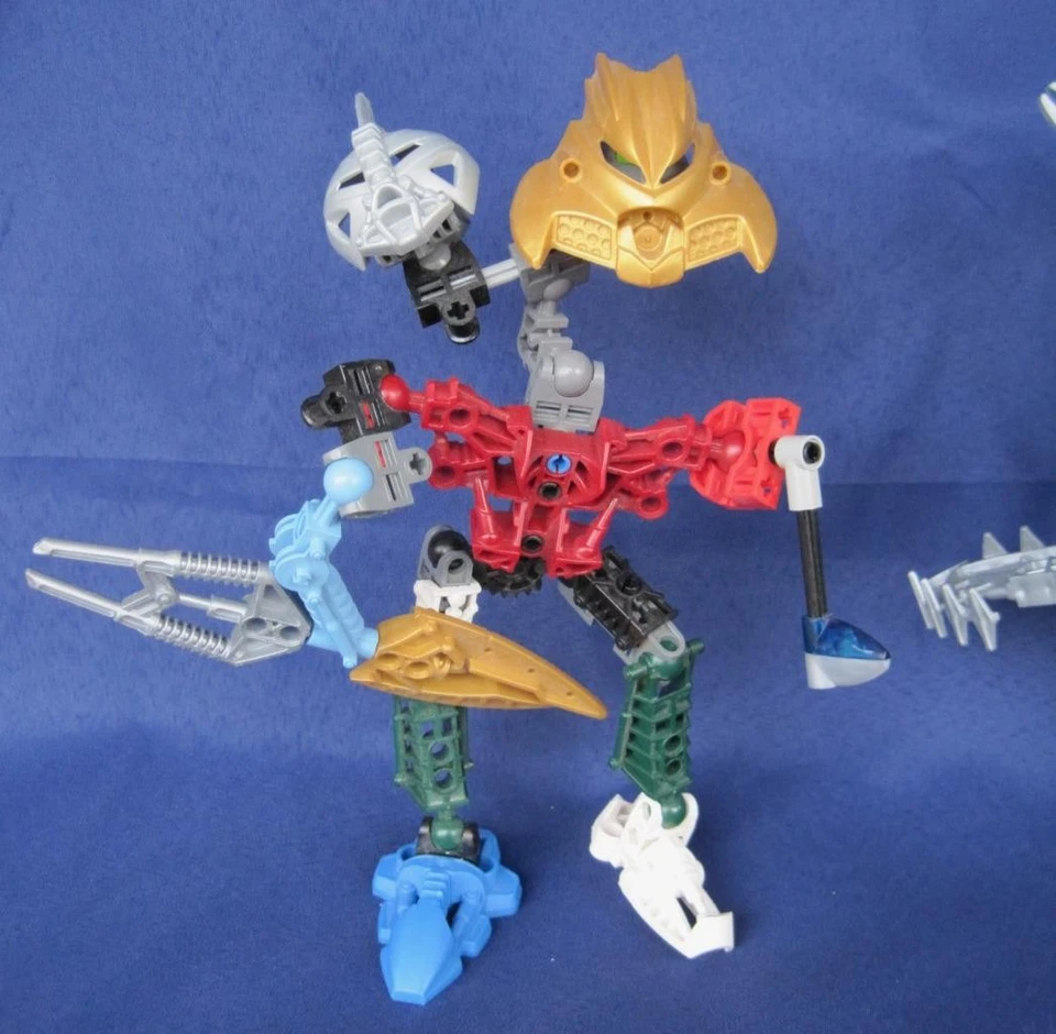 Lego Bionicle 6 Figures MOC Fantasy 2 Rankshi 2 TOA Nuva 2 Kraata  and more - Image 4 of 4