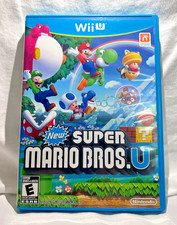 New Super Mario Bros. U (Nintendo Wii U, 2012) Game Manual + Tested