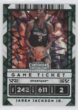 2020-21 Contenders Draft Picks Game Ticket Green Explosion Jaren Jackson Jr 05il