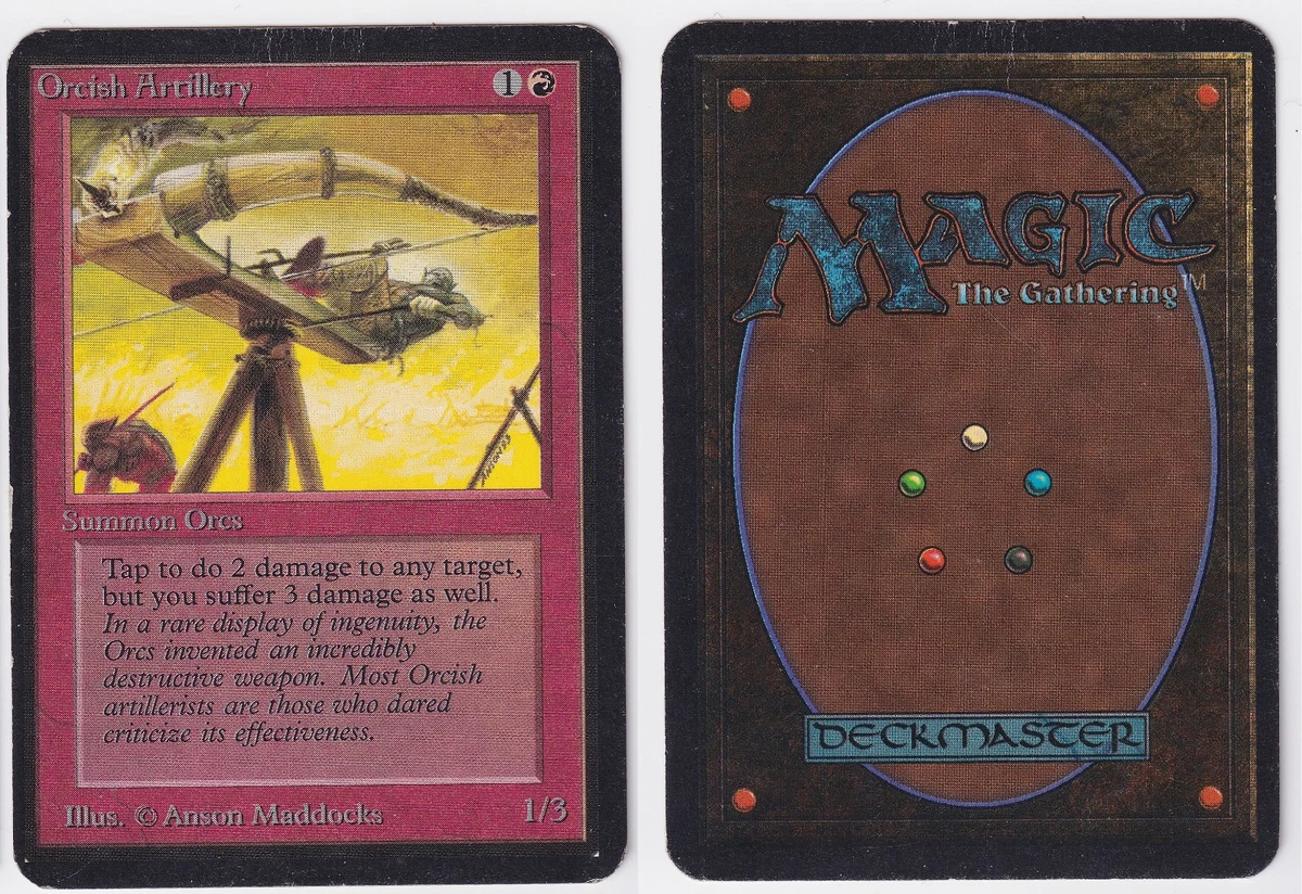 Magic: The Gathering Individual Trading Card Games Misprint for