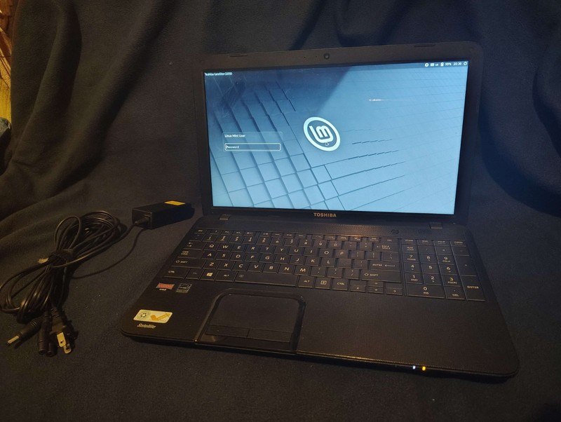 Used Toshiba Sattellite Laptop - confirmed works, includes NEW SSD and RAM
