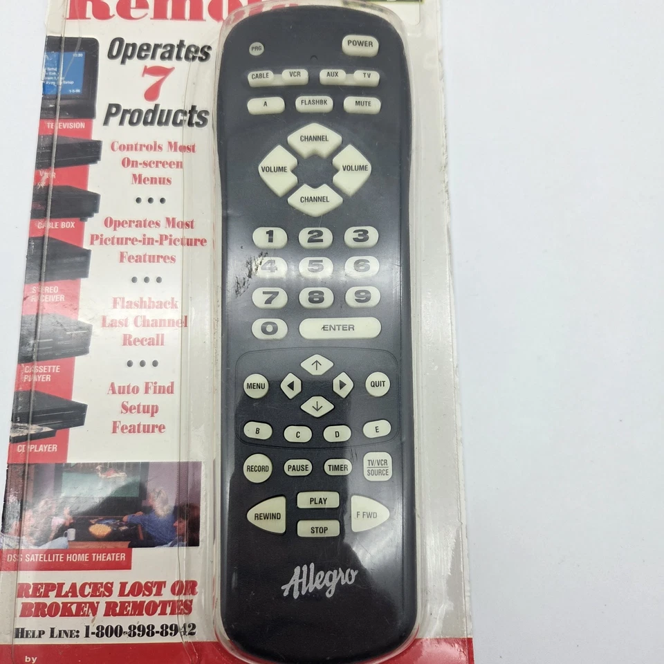 Genuine Allegro Zenith MBC4035 Remote Control For MBC4035 12421229 TVs Sealed  - Image 3 of 4