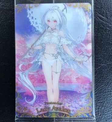 Fate Grand Order FGO Waferkarte SR29 Lady Avalon Merlin Pretender