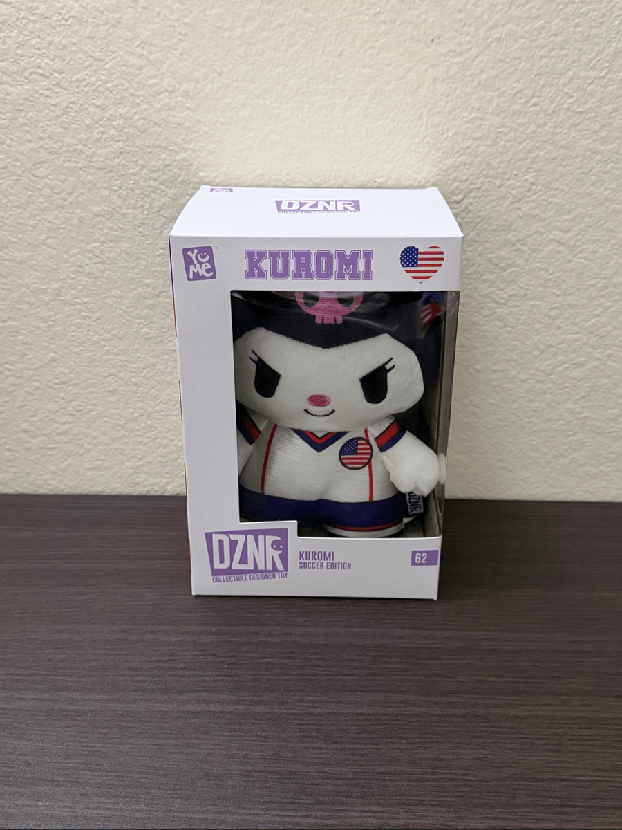 YuMe Hello Kitty and Friends DZNR Soccer Edition Plush - Kuromi