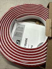 10 Ft Peel and Stick Backsplash Tile Edge Trim Self-Adhesive PVC White Durable