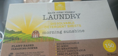 #ad Sunny Vally Apple Cider Vinegar Detergent Sheet 2 scent Bundle Lavender $26.95