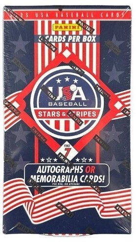 The 2025 USA Baseball Stars & Stripes Factory Set Are 𝗣𝗔𝗖𝗞𝗘𝗗 With First Round Picks 💪 17 Of Our Alums Were Selected On Sunday - How Many Will You Find? ➡️ /collections/panini