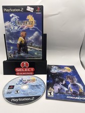Final Fantasy X (Sony PlayStation 2, Black Label) CIB WORKING w/REG CLEAN🔥📀🎮
