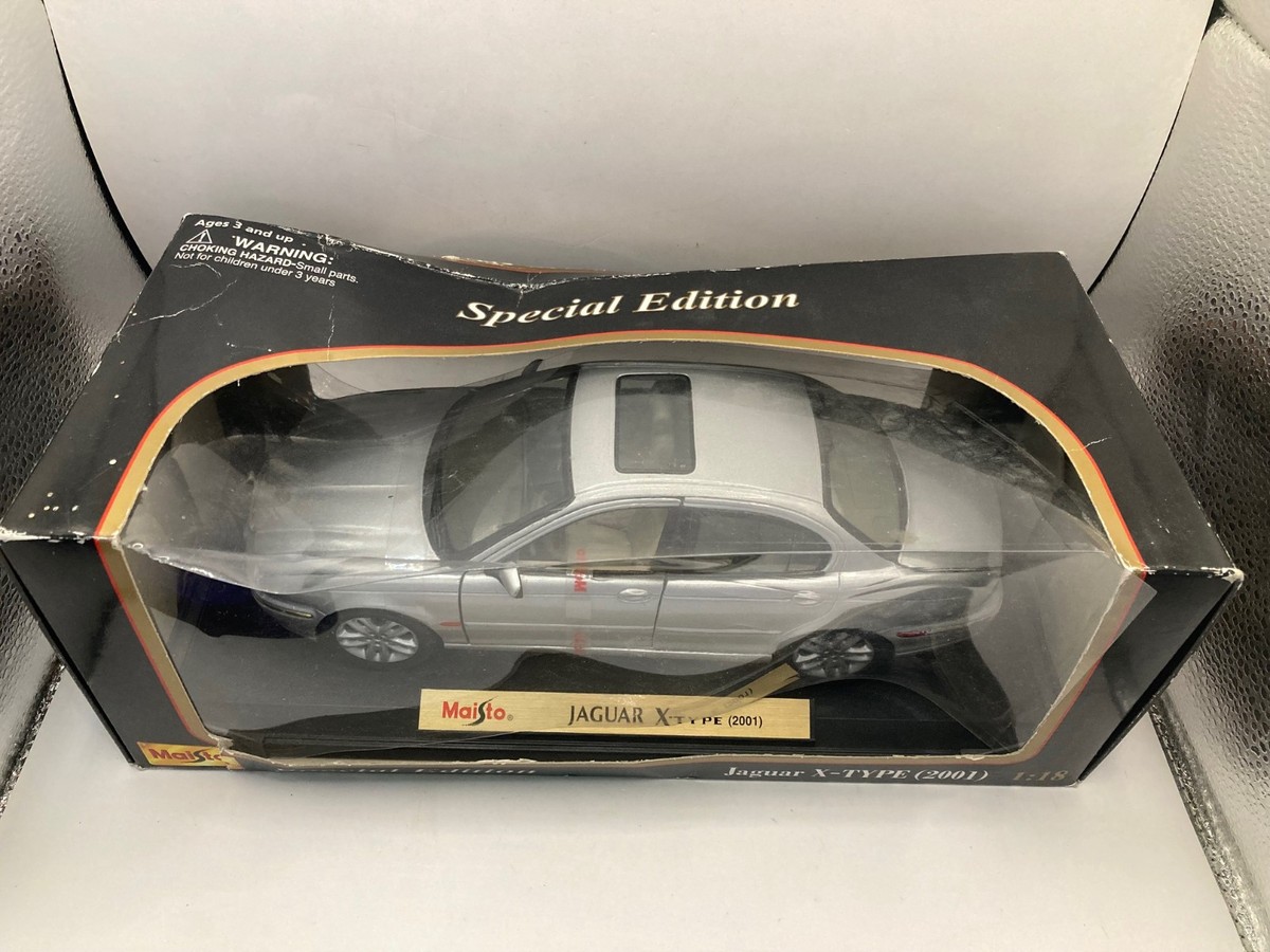 1/18 Scale Maisto Special Edition Jaguar X-type Silver (Read) | eBay
