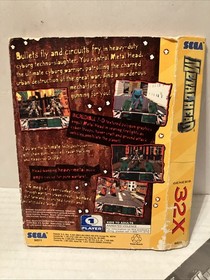 Metal Head (Sega 32X, 1995) Box, Tray And Manual Only. -NO GAME-