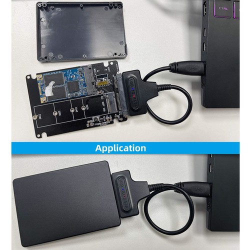 1PCS Adapter Card 2 in 1 Converter Supports both M.2 NGFF and MSATA SSDs - Afbeelding 14 van 16