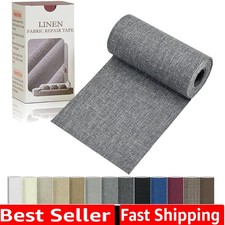 Linen Repair Tape 4x70 Inch Self-Adhesive Couch Patch Repair Fabric Patch for...